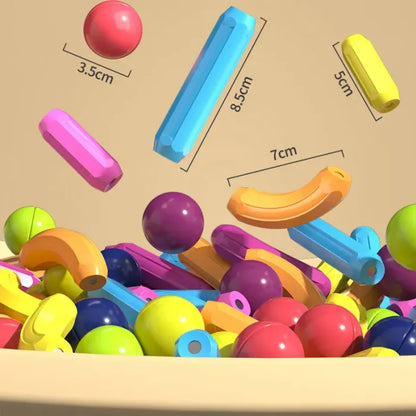 Magnetiska byggstavar – Kreativt byggset för barn | Pedagogisk leksak